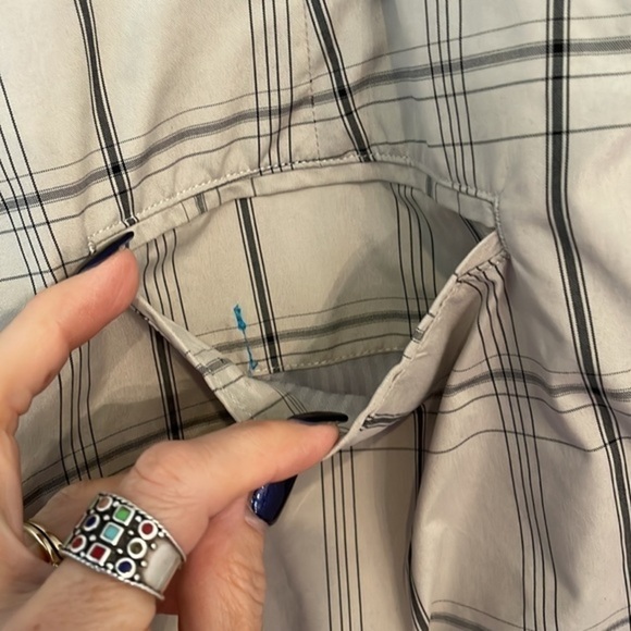 Mens shorts PGA tour athletic plaid career casual flat front - Picture 3 of 8